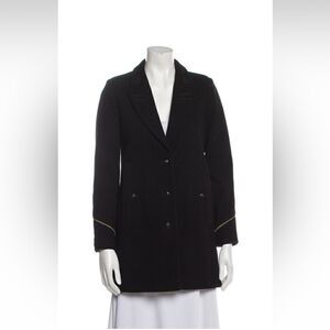 The Kooples Short Black Wool Coat sz S